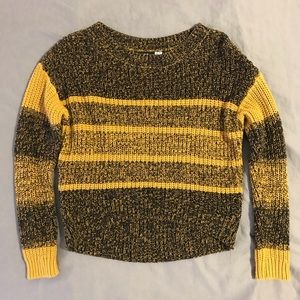 Urban Outfitters black/yellow striped sweater